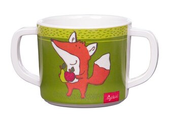 Melamin baby hrníček FOREST FOX liška se silikonem  (7,5 cm) sigikid