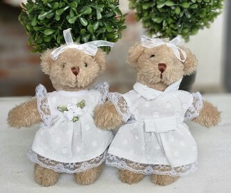 Pár plyšových medvídků malých