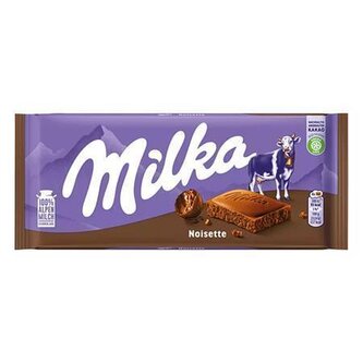 Mléčná čokoláda "Noisette", 100 g, MILKA 4043374