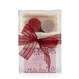 SET dárkový WILD BERRY 100g mýdlo z ovčího mléka,2x20g mýdla ovčího mléka ACCENTRA