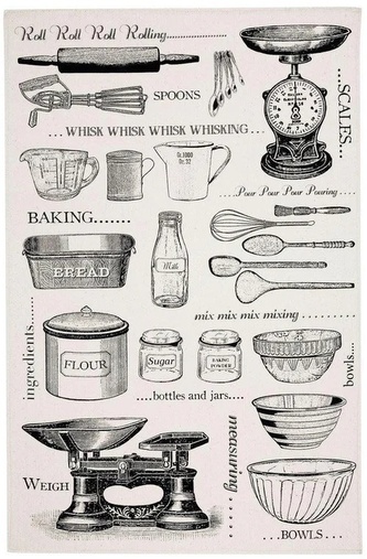 Kuchyňská utěrka Baking Beige