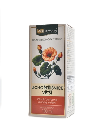 VitaHarmony - Tinktura Lichořeřišnice větší 100 ml tropaeolum majus
