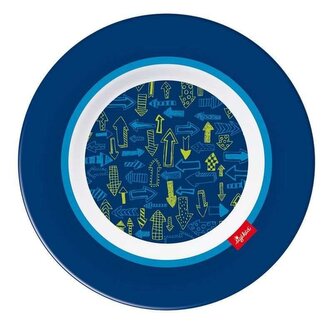 Melamin lifestyle talíř ARROWS šipky (21,5 cm) sigikid