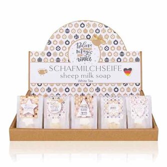 MÝDLO mini s ovčím mlékem 4g WINTER MAGIC v sáčku 5 motivů  ACCENTRA