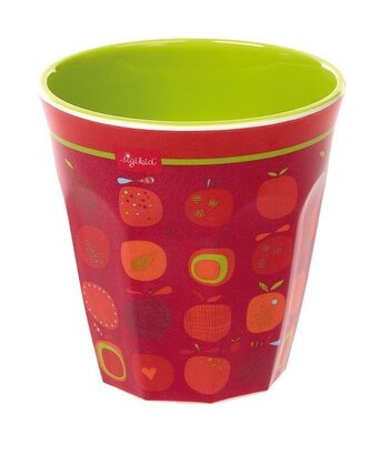 Melamin lifestyle kelímek APFELHERZ jablko (9x5,5 cm) sigikid