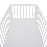 Mušelínové prostěradlo do postýlky New Baby 120x60cm šedé