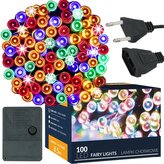 LED světelný řetěz - 8,5m, 100 LED, 8 funkcí, multicolor