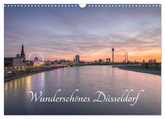 Wunderschönes Düsseldorf (Wandkalender 2025 DIN A3 quer), CALVENDO Monatskalender