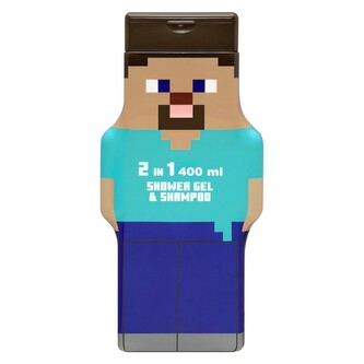 Minecraft Steve 2D 2v1 sprchový gel a šampon 400 ml