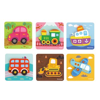 Moje prvé puzzle Dopravné prostriedky set Moje prvé puzzle Dopravné prostriedky set