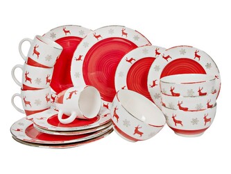 HIT Jídelní sada talířů Vánoční - SOB 16 ks HT-23105742
