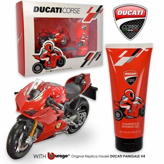 Ducati Corse sprchový gel 200 ml + model motorky