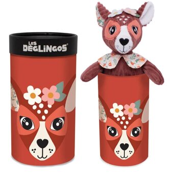 Plyšová Srnka 33 cm v darčekovej krabičke