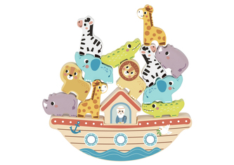 Balančná hračka a prevliekanie Noemova archa 2v1