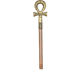 Egyptské žezlo s nilským křížem 50 cm