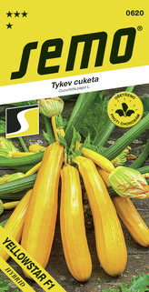 Tykev cuketa - Yellowstar F1 žlutá 1,3g
