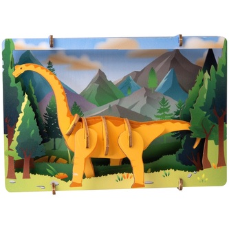 EscapeWelt 3D dřevěné puzzle Brontosaurus