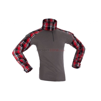 Taktická košile Invader Gear Combat Flannel - červená, L