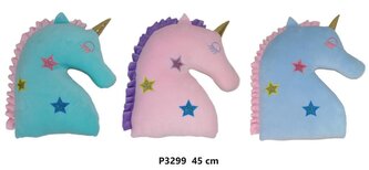 Poduszka jednorożec 45cm MIX