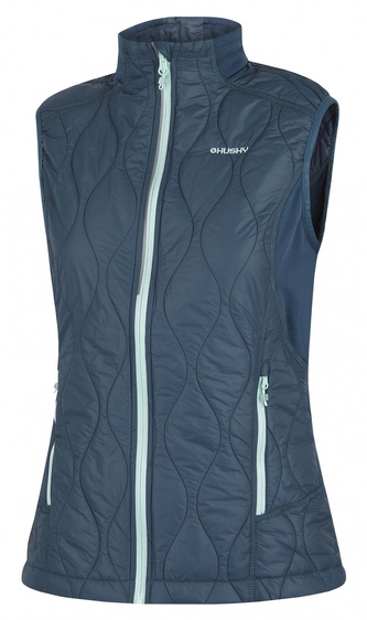 Dámská vesta Nimesie L faded turquoise - S