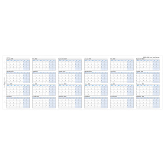 Filofax, Plánovací Kalendář 2025 - 2026 osobní, vertikální, AJ