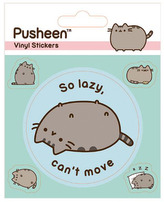 Samolepky Pusheen: Lazy 5 kusů (10 x 12,5 cm)