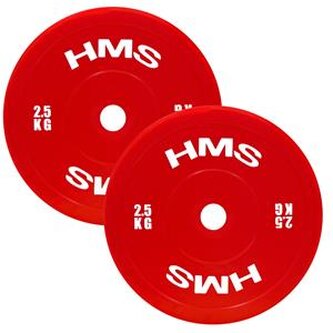 TPP02 ČERVENÝ TECHNICKÝ KOTOUČ PE 2 x 2.5 KG HMS