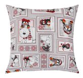 Polštářek VÁNOCE - Patchwork zimní - 40x40 cm