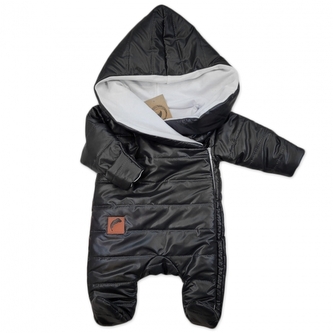 Zimní prošívaná kombinéza s bavlněnou podšívkou, Z&Z - černá, vel. 86; 86 (12-18m)