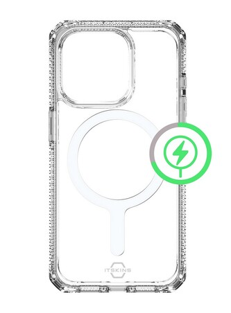 ITSKINS HYBRID_R CLEAR MagSafe iPhone 15 Pro Max