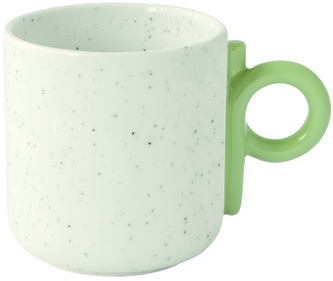 Porcelánový hrnek Creative Coloured White Green