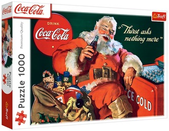 Puzzle 1000 Coca-Cola: Prezenty od Mikołaja TREFL
