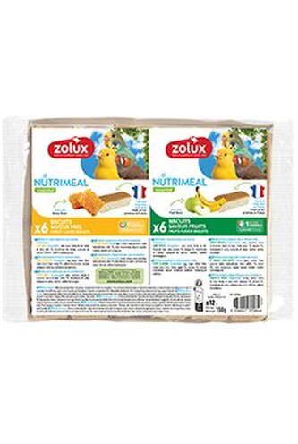 Poch. NUTRIMEAL Cookies exoti med,ovoce 2x6ks Zolux