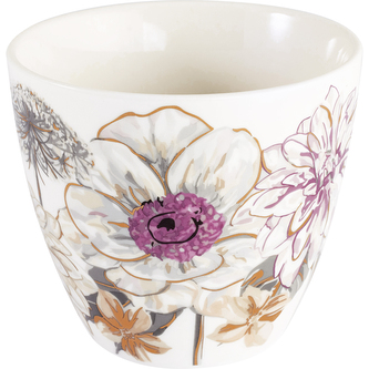 Porcelánový hrnek na latté Estella White