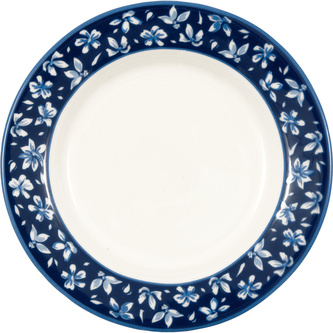 Porcelánový dezertní talířek Dahla Blue