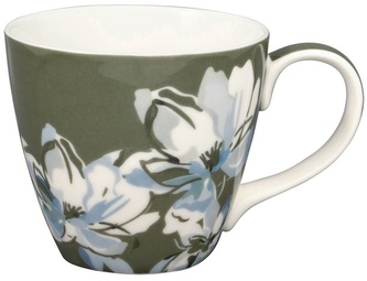 Porcelánový hrnek Evia Olive Green