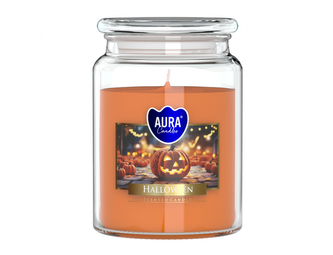 Svíčka ve skle HALLOWEEN vonná 500g