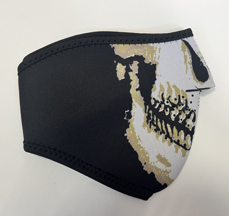 Maska Thermo Skull - černá