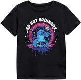 Dětské tričko Disney|Lilo & Stitch: Neobvyklý (7-8 let) černá bavlna