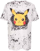Dětské tričko Pokémon: Pikachu Splat (7-8 let) bílá bavlna