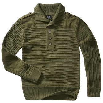Svetr Brandit Alpin Pullover - olivový, 3XL