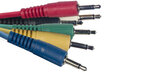 Stagg SPC030MJ E, 6x propojovací kabel Mini Jack/Mini Jack, 30 cm, různé barvy