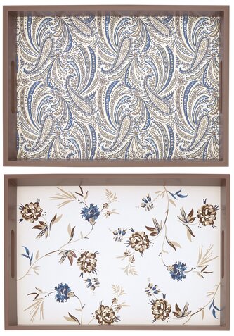 Sada dvou táců Uma Beige