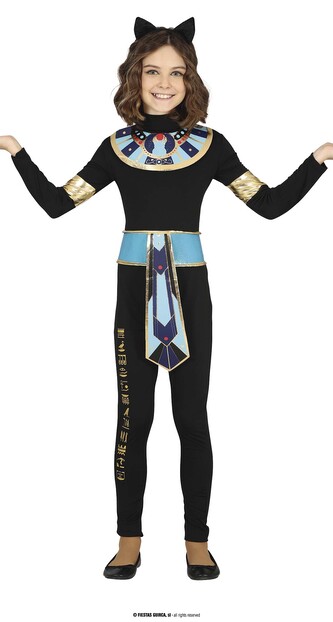 Egyptská kočka dětský kostým 7-9 let