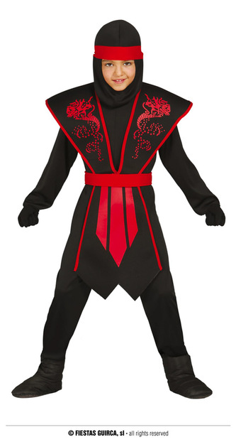 CHILD NINJA SHADOW, SIZE 10-12 YEARS 10-12 let