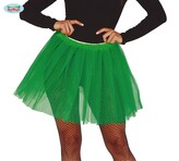 Dámská tylová sukně Tutu tmavě zelená 40 cm