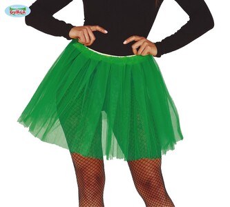 Dámská tylová sukně Tutu tmavě zelená 40 cm