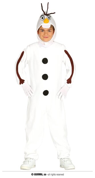 Sněhulák Olaf dětský kostým 5-6 let