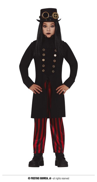 Steampunk kostým dětský 7-9 let