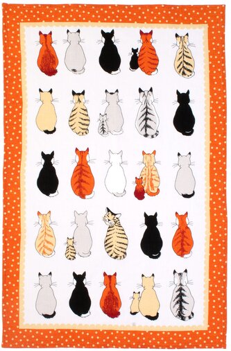 Kuchyňská utěrka Cats In Waiting